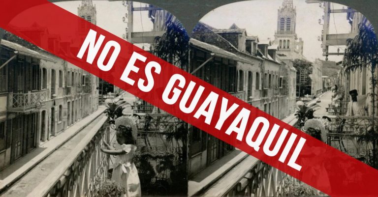 Esta foto no es de Guayaquil.